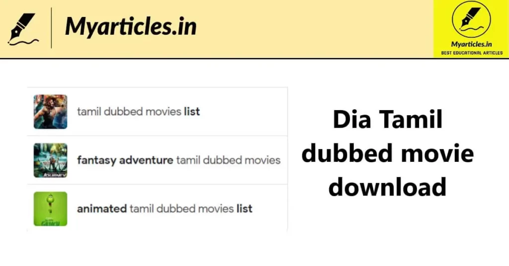 Dia Tamil dubbed movie download
