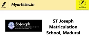 ST Joseph School Madurai
